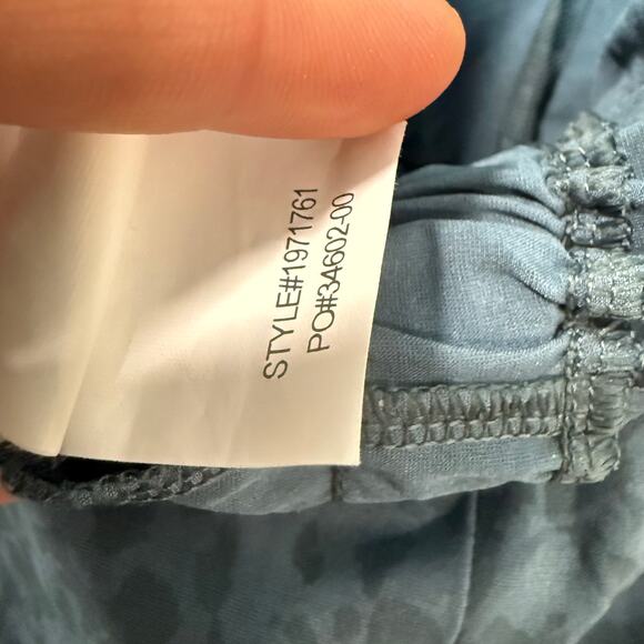 prAna Women's Railay Romper Shorts Blue Pattern Small Tank Top Active Athleisure - Picture 7 of 8